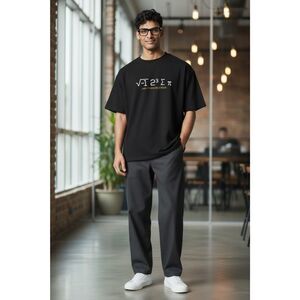 Funny Pi Day I Ate Pie T-Shirt Mens XL Black Math Geek Teacher Gift Pun Tee